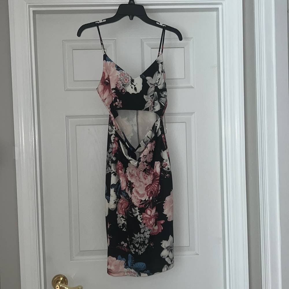 Body con floral dress